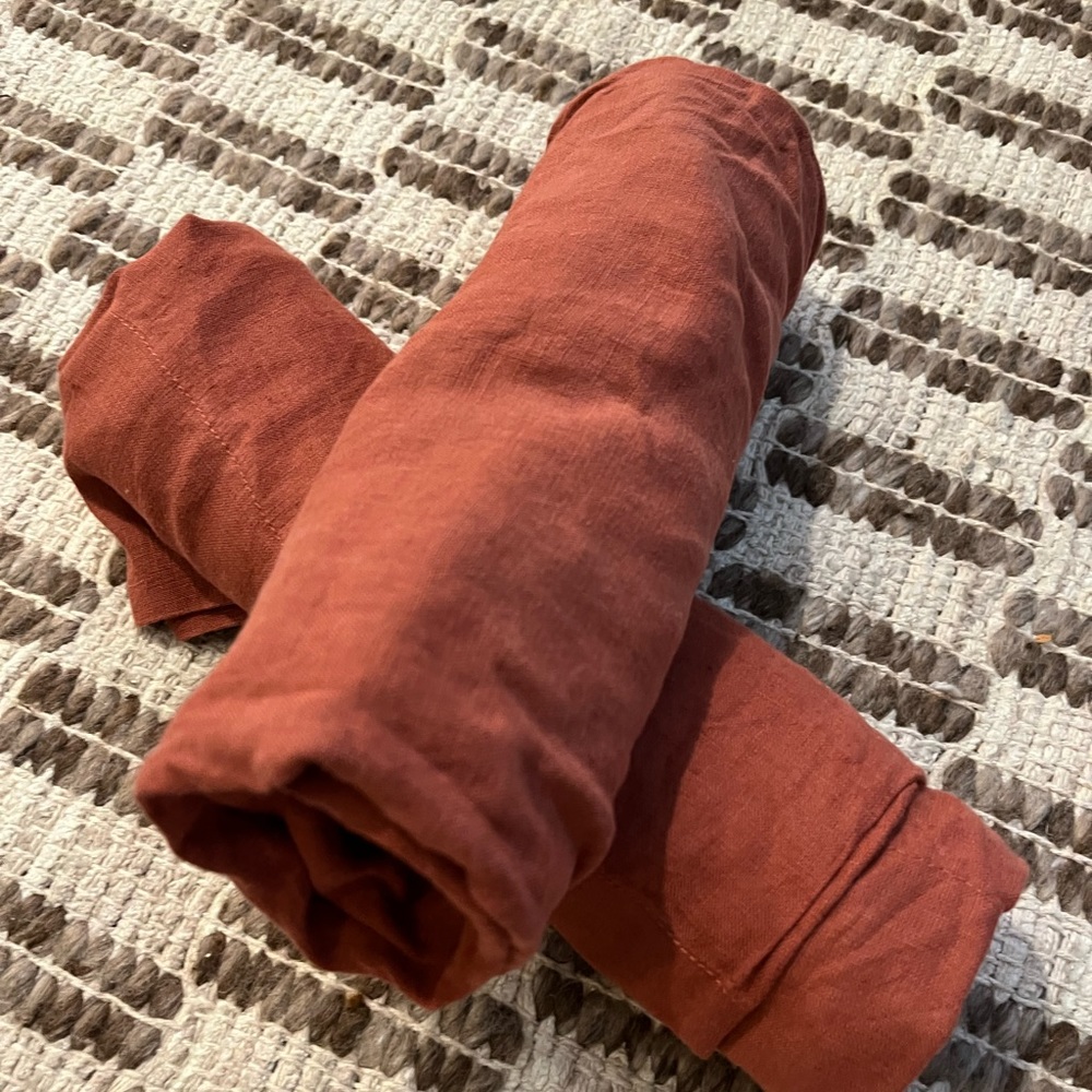 2 pc Casaluna Linen Clay Standard Pillowcase Set